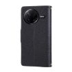 Redmi K80 Pro/Poco F7 Ultra Leather Wallet Phone Case with Strap (Black) - 3