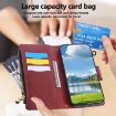 Redmi Note 14 Pro 4G Leather Wallet Case with Crossbody Strap - Black - 8