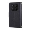 Redmi Note 14 Pro 5G Leather Wallet Case with Crossbody Strap - Black - 3