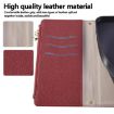 Red Leather Wallet Phone Case for Redmi Note 13 4G with Crossbody Strap - 9