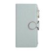 Redmi Note 13 4G Sky Blue Leather Wallet Case with Crossbody Strap - 2