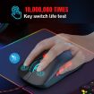 HXSJ X200 3600DPI Wired Mouse, 1.5m Cable, Colorful Luminous, White - 7