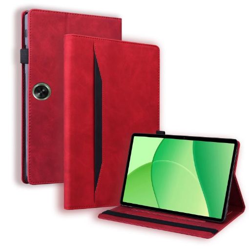 OPPO Pad SE 11 2025 Red Shockproof Leather Tablet Case - 1