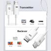 Measy AM18051 HDMI Wireless Transmitter Receiver Cable - White - 8