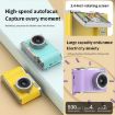 LK007 2.4" HD CCD Retro Kids Camera - Yellow - 3