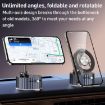 BDK101 Silver Magnetic Folding Car Phone Holder - Vacuum Adsorption - 5