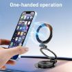G222 Silver Three-axis Folding MagSafe Car Phone Holder - 4