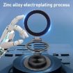 G222 Silver Three-axis Folding MagSafe Car Phone Holder - 5