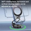 G222 Silver Three-axis Folding MagSafe Car Phone Holder - 9
