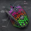 HXSJ T500 Hole Mouse - 2.4G Backlight Rechargeable Wireless (Black) - 4