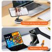 XZK101 Silver Folding Magnetic Car Phone Holder - Vacuum Adsorption - 7