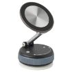 XZK103 Gun Metal Folding Magnetic Car Phone Holder Vacuum Adsorption - 1