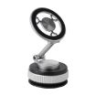XZK104 2nd Gen Magnetic Folding Car Phone Holder - Silver A Type - 1
