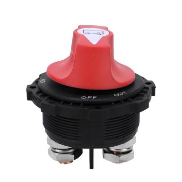 12-24V 300A Heavy-Duty DC Battery Disconnect Switch, No Handle - 1