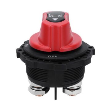 Heavy-Duty 12-24V 300A DC Battery Disconnect Switch, Old Type, No Handle - 1