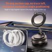 J33 Black Magnetic Car Phone Holder with Vacuum Adsorption - 2