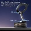 J33 Black Magnetic Car Phone Holder with Vacuum Adsorption - 3