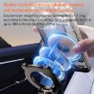 J33 Black Magnetic Car Phone Holder with Vacuum Adsorption - 7