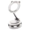 J33 White Magnetic Car Phone Holder with Vacuum Adsorption - 1