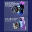 J33 White Magnetic Car Phone Holder with Vacuum Adsorption - 4