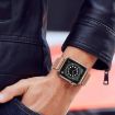Rose Gold Milanese Buckle Metal Watch Band for Apple Watch 38/40/41/42mm - 5