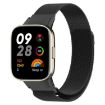 Redmi Watch 3 Milanese Magnetic Metal Mesh Band - Black - 1