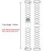 Redmi Watch 3 xDfind Stainless Steel Metal Band (Black) - Three-Bead - 6