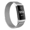 Fitbit Charge 3/4 Milanese Magnetic Stainless Steel Band - Silver - 1