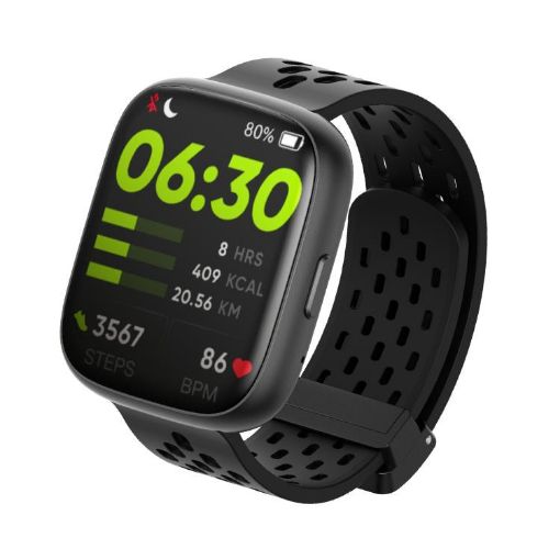MOMAX SW1S 1.83" Screen IP68 Waterproof Smart Sports Watch - Black - 1