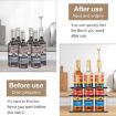 Acrylic 2 Tier Coffee Syrups Bottle Rack Organizer Black - YX164 - 5