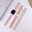 Leopard Silicone Watch Band Light Blue for Apple Watch 46/49/45/44mm - 4