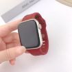 Leopard Silicone Watch Band for Apple Watch 46/49/45/44mm - Wine Red - 2