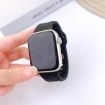 Leopard Silicone Watch Band for Apple Watch 42/41/40/38mm - Black Buckle - 2