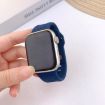 Leopard Silicone Watch Band for Apple Watch 42/41/40/38mm - Midnight Blue - 2