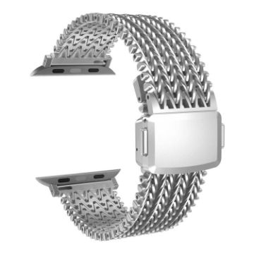Apple Watch Mesh Magnetic Stainless Steel Band 46/49/45/44mm Titanium - 1