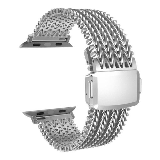 Apple Watch Band 42/41/40/38mm Mesh Magnetic Stainless Steel Titanium - 1