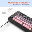 HXSJ L400 Wireless RGB Light Keyboard, 81 Keys, Blue White Red - 4