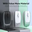 HXSJ M109 Mini Wireless Mouse, 3D Right, TF Card Reader, 4D Mute, Green - 5