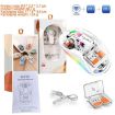 HXSJ M333 Transparent Wireless Mouse - Three Modes, White - 3