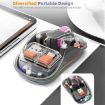 HXSJ M333 Transparent Wireless Mouse - Three Modes, Orange - 7
