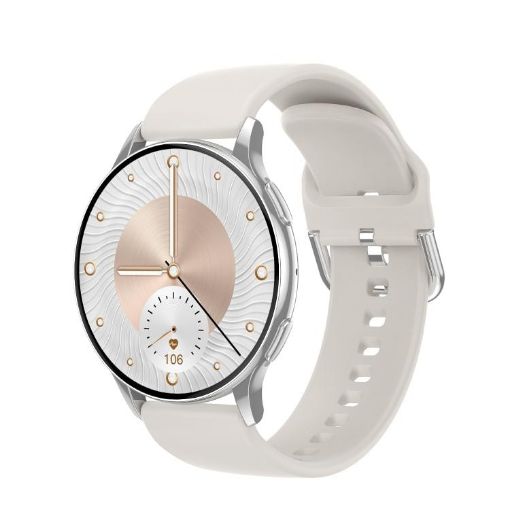 CY29 1.32" AMOLED Female Smart Watch, COFIT APP Compatible (Silver) - 1