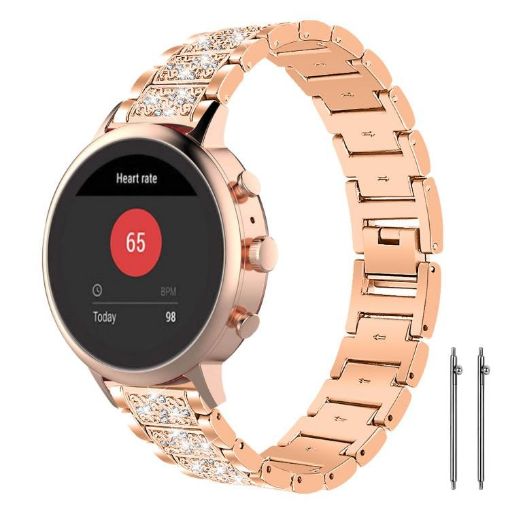 Fossil 18mm Rose Gold Steel Watch Band for Female Sport/Charter HR - 1