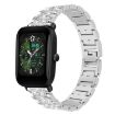 Amazfit Bip U/Lite/Bip 3 Pro 20mm Diamond Steel Watch Band Silver - 1