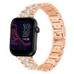 Ticwatch GTH/E3/E2 20mm Rose Gold Diamond Steel Watch Band - 1