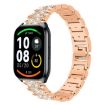22mm Rose Gold Diamond Steel Band for Xiaomi Haylou S001/LS02 Pro/LS16 - 1