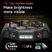 KC91 Outdoor GPS Smart Watch, 1.39" IPS Screen, 3ATM, Flashlight, Pink - 6