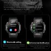 KC91 Outdoor GPS Smart Watch, 1.39" IPS Screen, 3ATM, Flashlight, Pink - 9