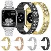 Rose Gold Diamond Jewelry Stainless Steel Band for Apple Watch 38/40/41/42mm - 2