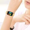 Samsung Galaxy Fit3 18mm Diamond Jewelry Stainless Steel Band Gold - 5