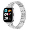 Redmi Watch 3 Active/Lite 20mm Diamond Jewelry Steel Band Silver - 1